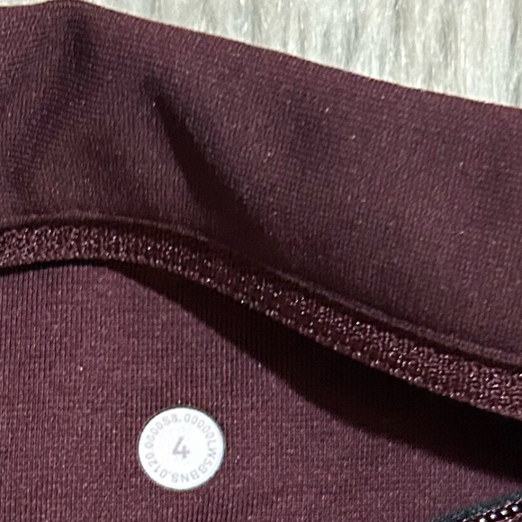 Lululemon Zoned In Tight *27" Plum Shadow Size 4 - Picture 9 of 10